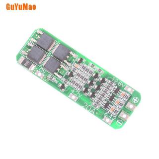 [GUYU] บอร์ดชาร์จแบตเตอรี่ลิเธียมไอออน 3S 20A 18650 PCB BMS 12.6V