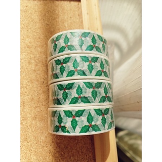 🎄 CHRISTMAS XMAS LEAVES WASHI TAPE วาชิเทป เทป ใบไม้ คริสต์มาส🎄