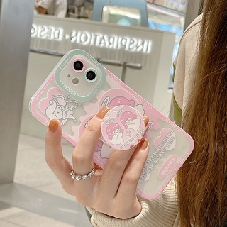 เคสป้องกันโทรศัพท์มือถือ ลายนางฟ้า สีชมพู สําหรับ Apple Iphone 14plus 13mini 11 14pro 12pro 678plus xsmax xr