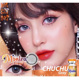 Montralens⚡Nora Choco💥มนตราเลนส์💥บิ๊กอายตาโต💥คอนแทคเลนส์ค่าอมน้ำสูง💥คอนแทคเลนส์กรองแสง ลาย CHU CHU