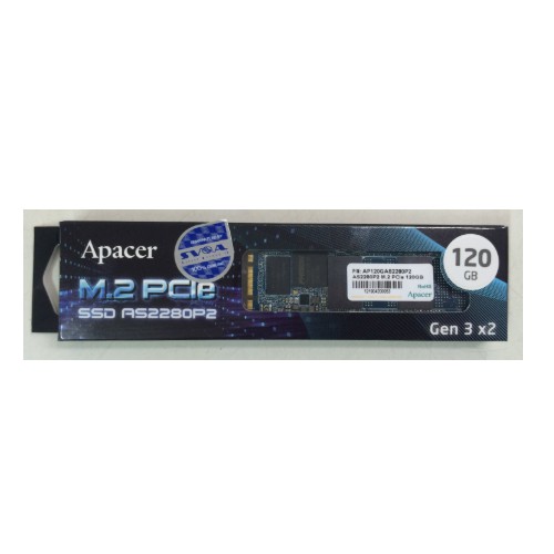 APACER SSD (เอสเอสดี) Apacer SATA SSD120GB AST280-1 M.2 2280 Standard (Single) (APSSDAP120GAST280-1)