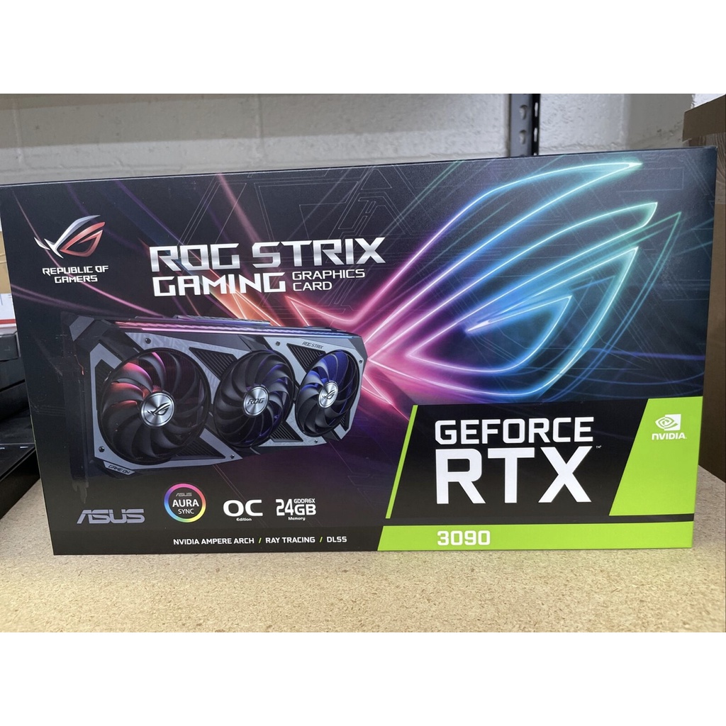ASUS ROG Strix GeForce RTX 3090 OC 24GB GDDR6X Graphics Cards