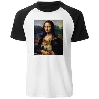 ขายดี!เสื้อยืดผ้าฝ้าย พิมพ์ลาย Mona Lisa Shiba Inu Doge แฟชั่นฤดูร้อน คุณภาพสูง สําหรับผู้ชาย 2022S-5XL