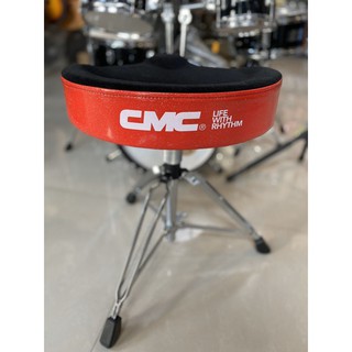 เก้าอี้กลองอานม้า  CMC รุ่น DT920 สีแดง รุ่นใหม่ หุ้มด้วยกำมะหยี่ด้านบน ระบบเกลียวหมุน แข็งแรงทนทาน เก้าอี้กลอง +ของแท้