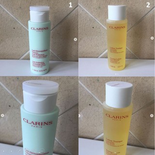 โทนเนอร์ และ น้ำนมทำความสะอาด Clarins Cleansing Milk และ Toning Lotion With Camomile ของแท้ ของใหม่ มือ 1 แม่ค้าเก็บลืม