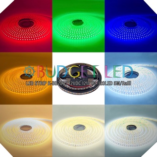 LED STRIP K-BB2835-120 600LED/5m DC-12V 12W/1m IP20 แอลอีดีไฟเส้นเปลือย สำหรับตกแต่งบ้าน ชั้นวางของ หลืบฝ้า  BUDGET LED