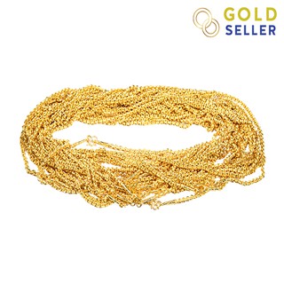 [กรอกโค้ด 11FASH150 ลดเพิ่ม150.-] Goldseller สร้อยคอทอง ลายโซ่ 1 สลึง คละลาย ทองคำแท้ 96.5%