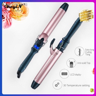 Ckeyin 38mm Hair Curler PTC Quick Heat Curling Iron Wand Hair Styling Tool With 360 Degree Rotating Clip HS023F