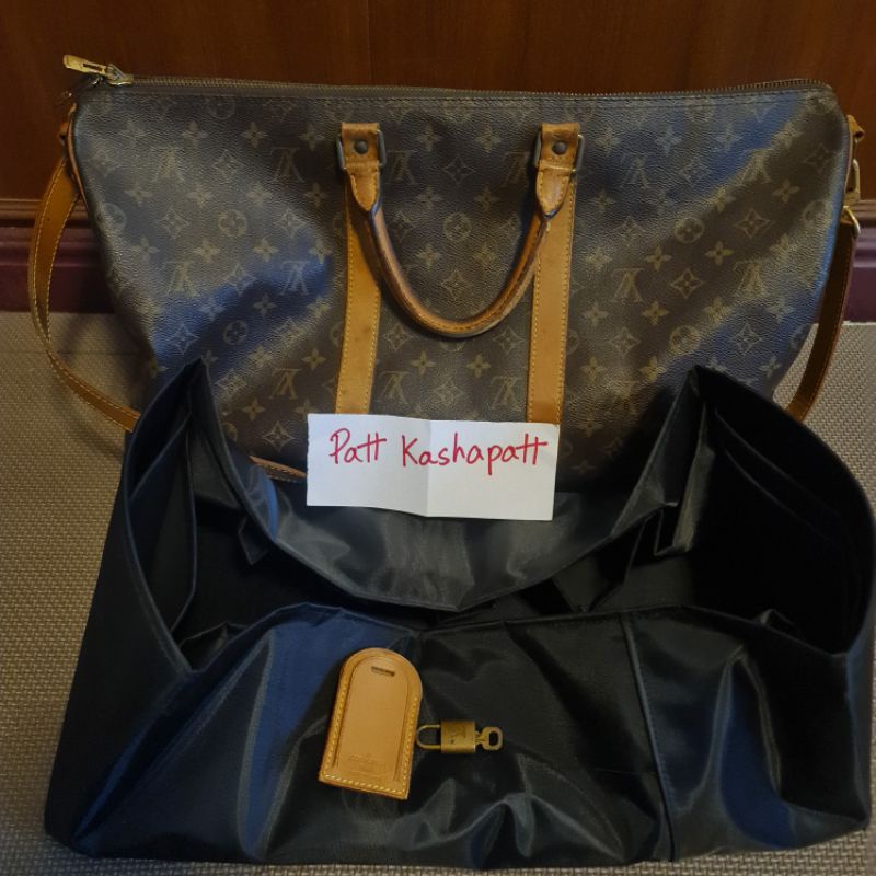 Louis Vuitton keepall 50 with strap มือสอง ของแท้