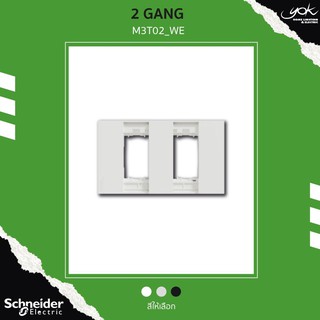 Schneider ฝา 2 ช่อง (2 Gang)