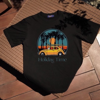 คอกลมเเขนสั้น Holiday Time N065 B547