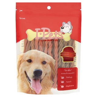 ว๊าว🍟 ไอ-เพ็ท ขนมขบเคี้ยว สำหรับสุนัขอายุ 6+ เดือน 250กรัม I-Pets 6+ Months Dog Treat 250g