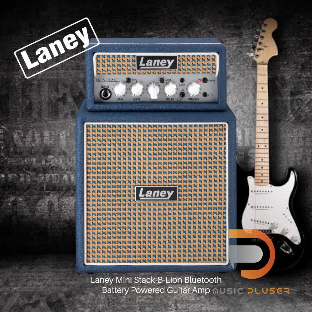 Laney Mini Stack-B-Lion Bluetooth Battery Powered Guitar Amp แอมป์ ...