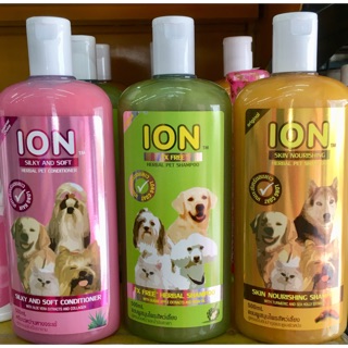 Shampoo Ion : แชมพูไออ้อนสำหรับสุนัขและแมว ขนาด 500ml.