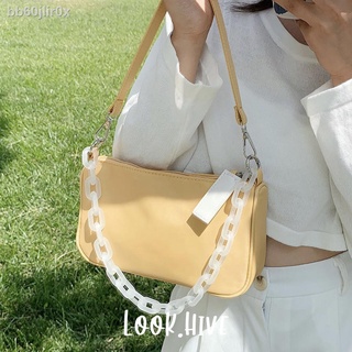 กระเป๋าโซ่ Chain nylon bag กระเป๋าเกาหลี