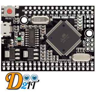 Mega 2560 PRO (Embed) CH340G/ATmega2560-16AU, with male pinheaders. Compatible for Arduino Mega 2560.