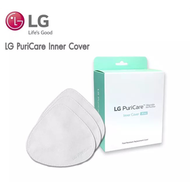 LG Inner Cover 1 Box (30 pcs) for LG Puricare Wearable Air Purifier PFPAZC30 แผ่นกรองอากาศ แบบใช้แล้วทิ้ง
