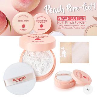 SKINFOOD  PEACH COTTON MULTI FINISH POWDER