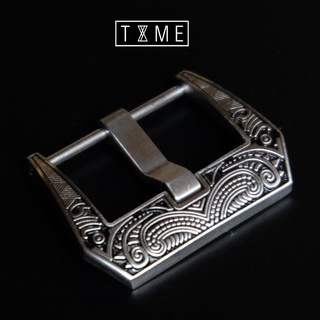 บัคเคิล สายนาฬิกา Buckle watch strap 22mm stainless steel art Tribal ลายสักชนเผ่า หัวเข็มขัดสำหรับสายนาฬิกาข้อมือ