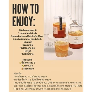 พร้อมส่ง-Honey Lemon หรือเลม่อนดองน้ำผึ้ง500ml (แช่ตู้เย็นทันที!เมื่อได้รับสินค้า)