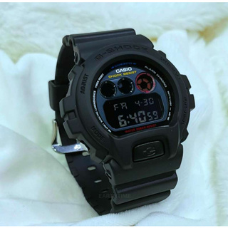 Win Watch shop นาฬิกา GShock รุ่น DW6900BMC1DRนาฬิกาผู้ชายสายเรซิ่นสีดำหน้าปัดนีออนรุ่นใหม่ล่าสุดรับประกัน CMG 1 ปีเต็ม