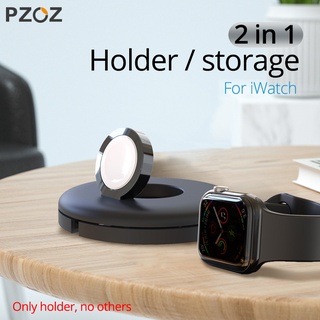 Pzoz แท่นชาร์จสมาร์ทวอทช์ แบบไร้สาย สําหรับ Apple watch 7 6 5 4 se iwatch 3 2 1 Series