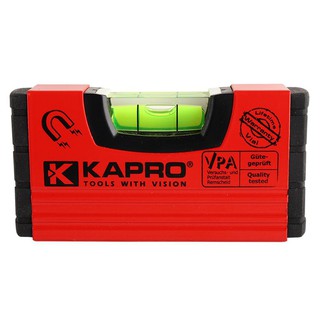 Measuring tool BOX KAPRO LEVEL 4" BLACK-RED Hand tools Hardware hand tools เครื่องมือวัด ระดับน้ำ KAPRO BOX 4 นิ้ว สีดำ-