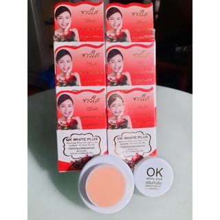 ครีมทับทิม​ OK White Plus.ครีมทับทิมคอลลาเจน(6กล่อง)