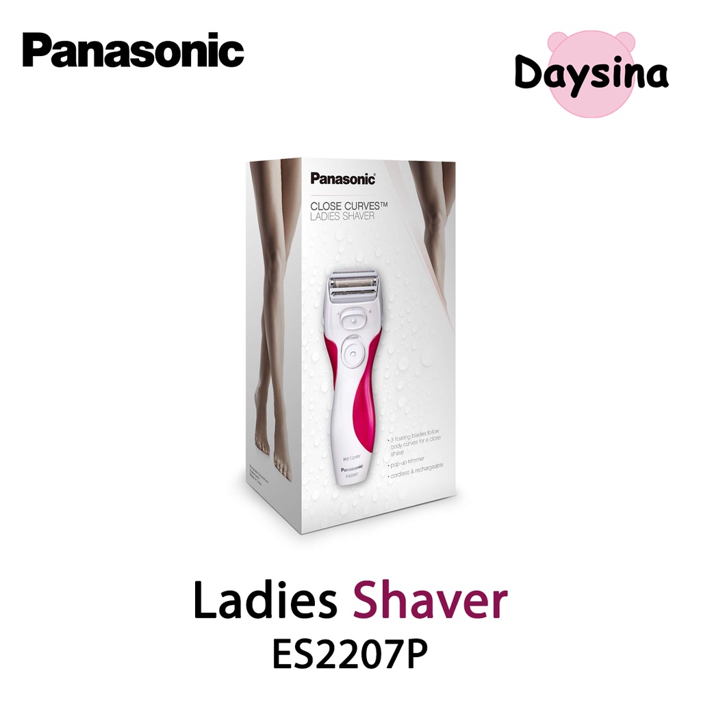 Panasonic Ladies Shaver for Women ES2207P, Cordless 3 Blade Razor, [ อุปกรณ์กำจัดขน , เครื่องโกนขนไฟฟ้า ]