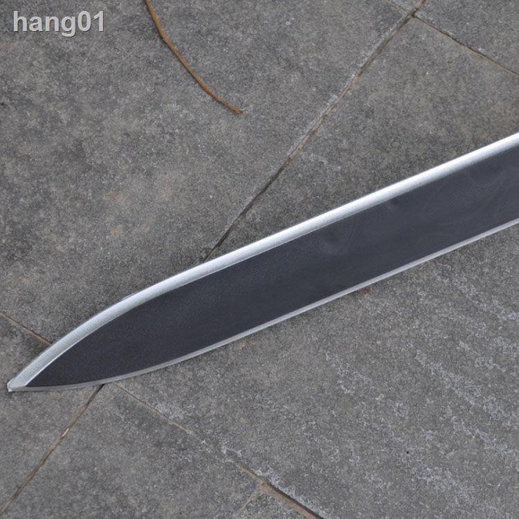 🔥 ดาบพิฆาตอสูร ดาบ ดาบไม้Sword Art Domain Kirito Black Cosplay Weapon ล่าม Darker PU Rubber Anime CO