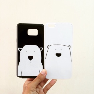 เคสคู่ลายหมีทักเเชทถามรุ่นได้เลยค่ะ