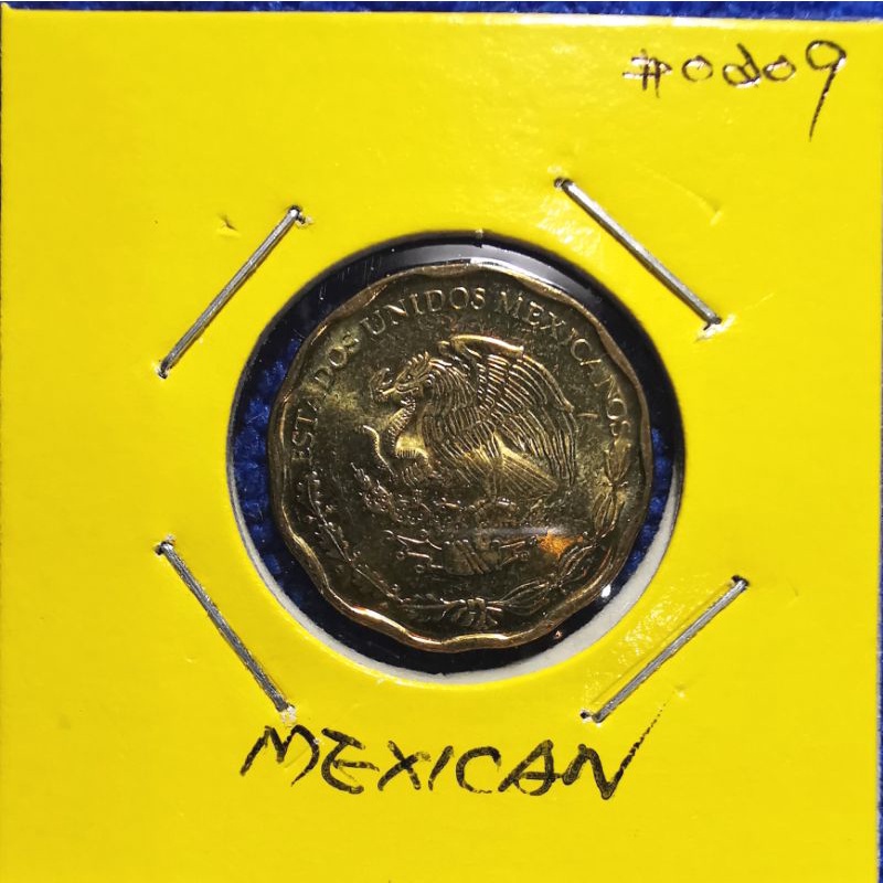 เหรียญ​หมุนเวียน​ เม็กซิโก​ Mexico​ 50 Centavos​ ใช้แล้ว​ #​0209