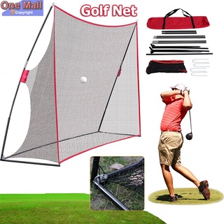 【One_boutique】Golf practice net ตาข่ายซ้อมกอล์ฟ ลูกกอล์ฟฝึกซ้อมในที่ร่ม หลุมกอล์ฟพร้อมก้านธง ไม้ซ้อมวงสวิง 48 inch