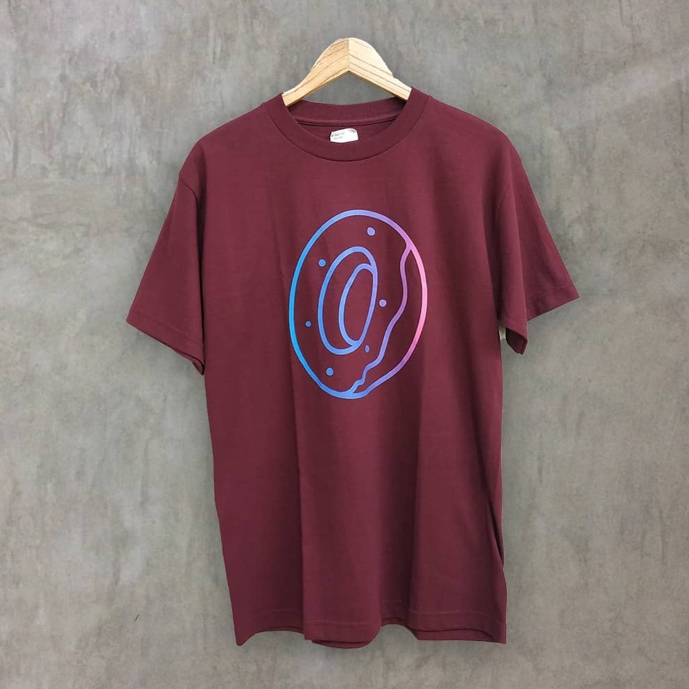 Odd FUTURE DOT DONUT LOGO TEE MAROON