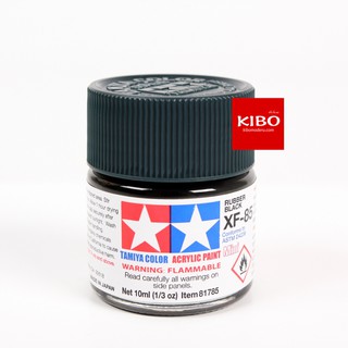 สีสูตรน้ำ TAMIYA XF-85 Rubber Black (10 Ml)