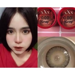 ‼️พร้อมส่ง‼️ ฝาแดง XXX (เทา/ น้ำตาล) Pitchylens คอนแทคเลนส์ ตาโต ตาหวาน ตาประกาย บิ๊กอายส์ แบ๊ว ลายขายดี