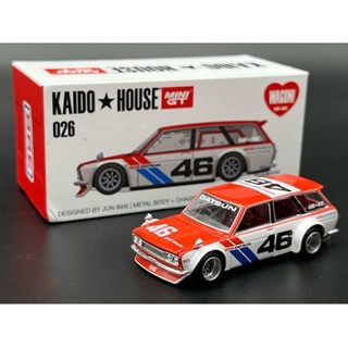 Kaido House x Mini GT / Datsun KAIDO 510 Wagon BRE V1