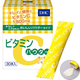 DHC Vitamin C Powder Lemon 1500 mg. วิตามินซีเข้มข้นชนิดผง 1500 mg. รสเลม่อน