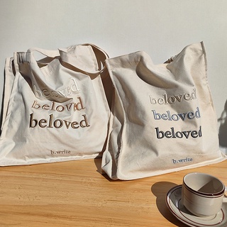 กระเป๋าผ้า beloved พร้อมส่ง (MN004)