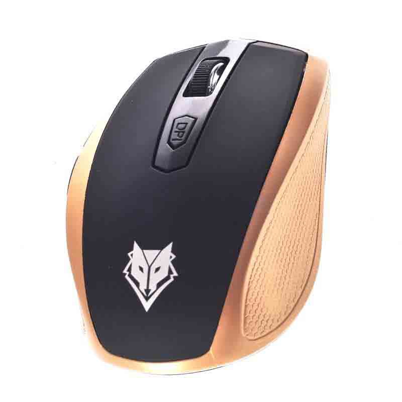 Wireless Optical Mouse NUBWO (NMB-010) Black/Gold