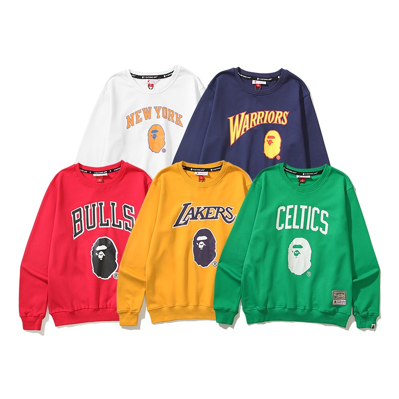 Bape Joint NBA Sweatshirts Classic 93 Jersey Sweater