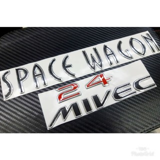 โลโก้ spacewagon 2.4 mivec 1 คู่