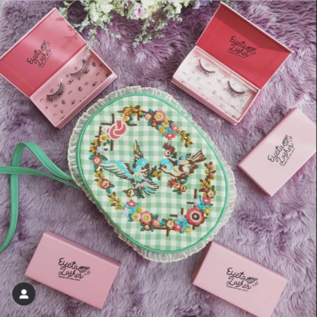 กระเป๋า Kloset Etcetera ลายนกน้อย (ของแท้)​ มือสอง