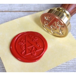 พร้อมส่งจากไทย💚ครั่ง ขี้ผึ้ง ตราประทับ แสตมป์ สแตมป์ ตราปั๊ม sealing wax seal stamp