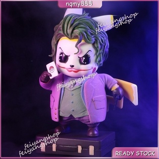 ตุ๊กตาฟิกเกอร์ The Joker Pikachu The Dark Knight Mask Clown Man ของเล่นสําหรับเด็ก