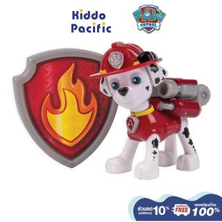 [ใช้ 2 โค้ดลดเพิ่ม] Paw Patrol Action Pack Pup &amp; Badge Asst. ชุดฟิกเกอร์ของเล่นสะสม แก๊งเจ้าตูบ