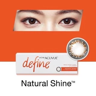 [โปรดระบุค่าสายตาในหมายเหตุถึงผู้ขาย] Acuvue : 1-Day Acuvue Define คอนแทคเลนส์สีรายวัน (1 Box : 15 Pairs)
