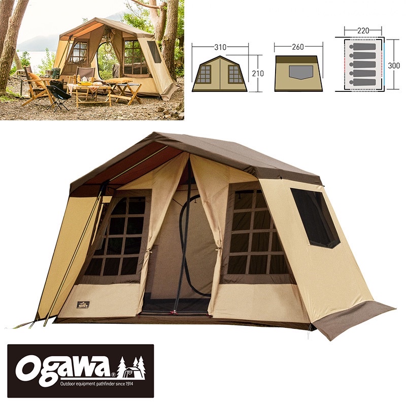 Tent Ogawa Type52R รุ่น PU และ TC สินค้าพร้อมจำหน่ายในไทย 🇹🇭