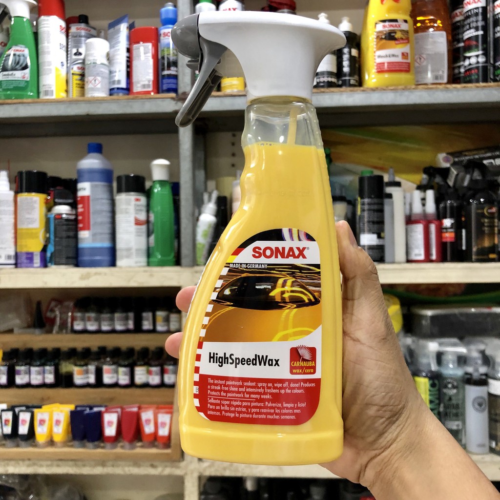 Sonax Sonax Sonax Sonax 288200 -น้ํายาขัดสีรถยนต์เมื่อผิวสีเปียก - Sonax High Speed Wax - Otocare247