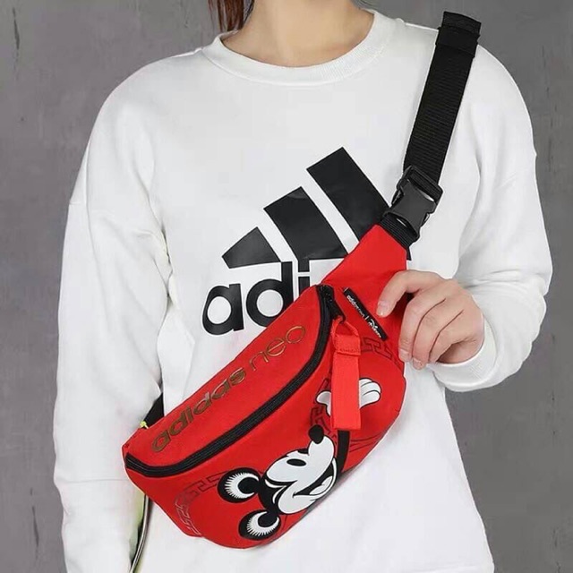 กระเป๋าคาดอก Adidas  มิกกี้เมาส์